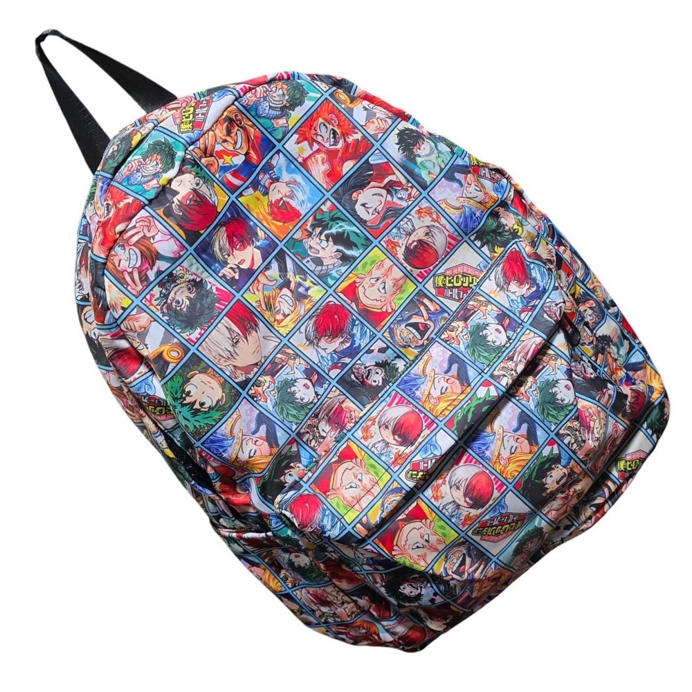 Great strong big‎ Anime Backpack My Hero Academia Characters Print School Bag